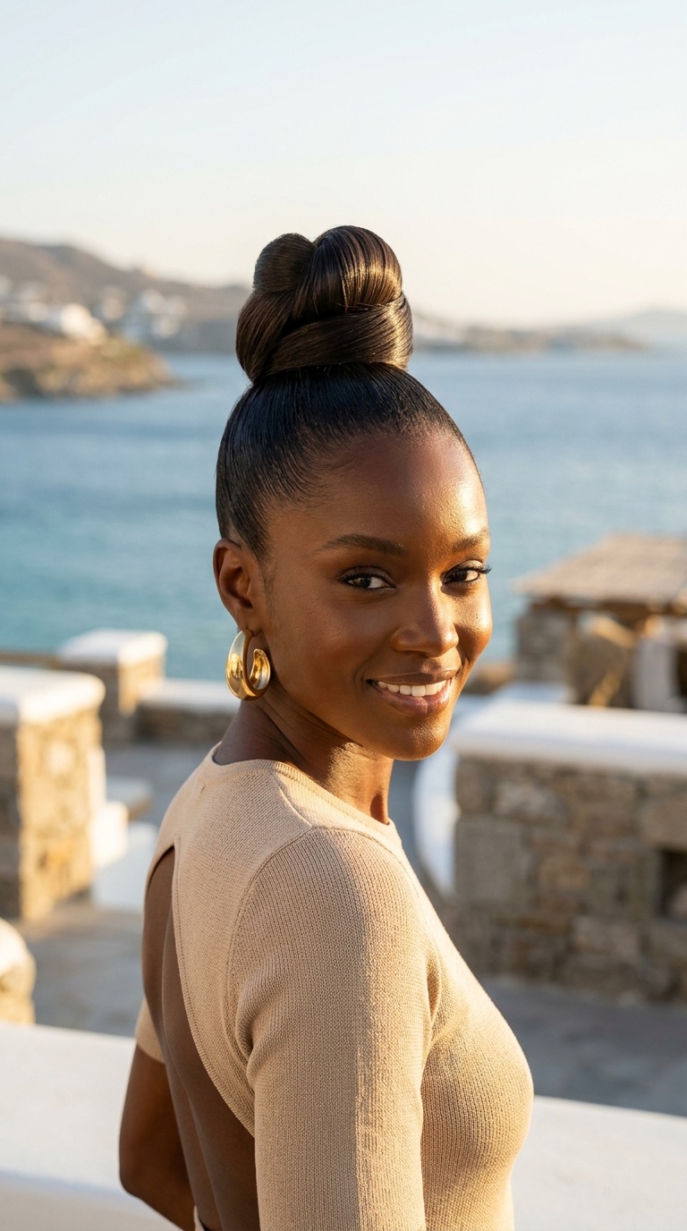 Sleek Top Knot Bun