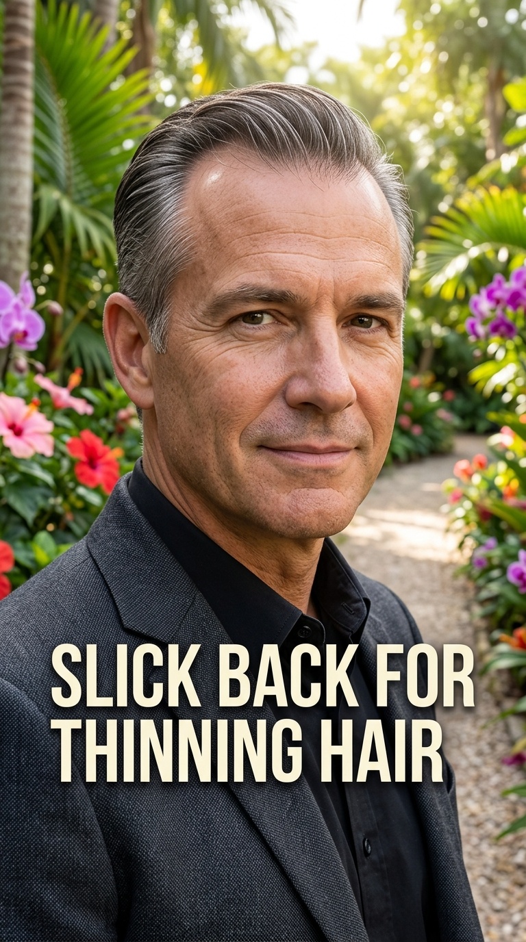 Slick Back for Thinning Hair