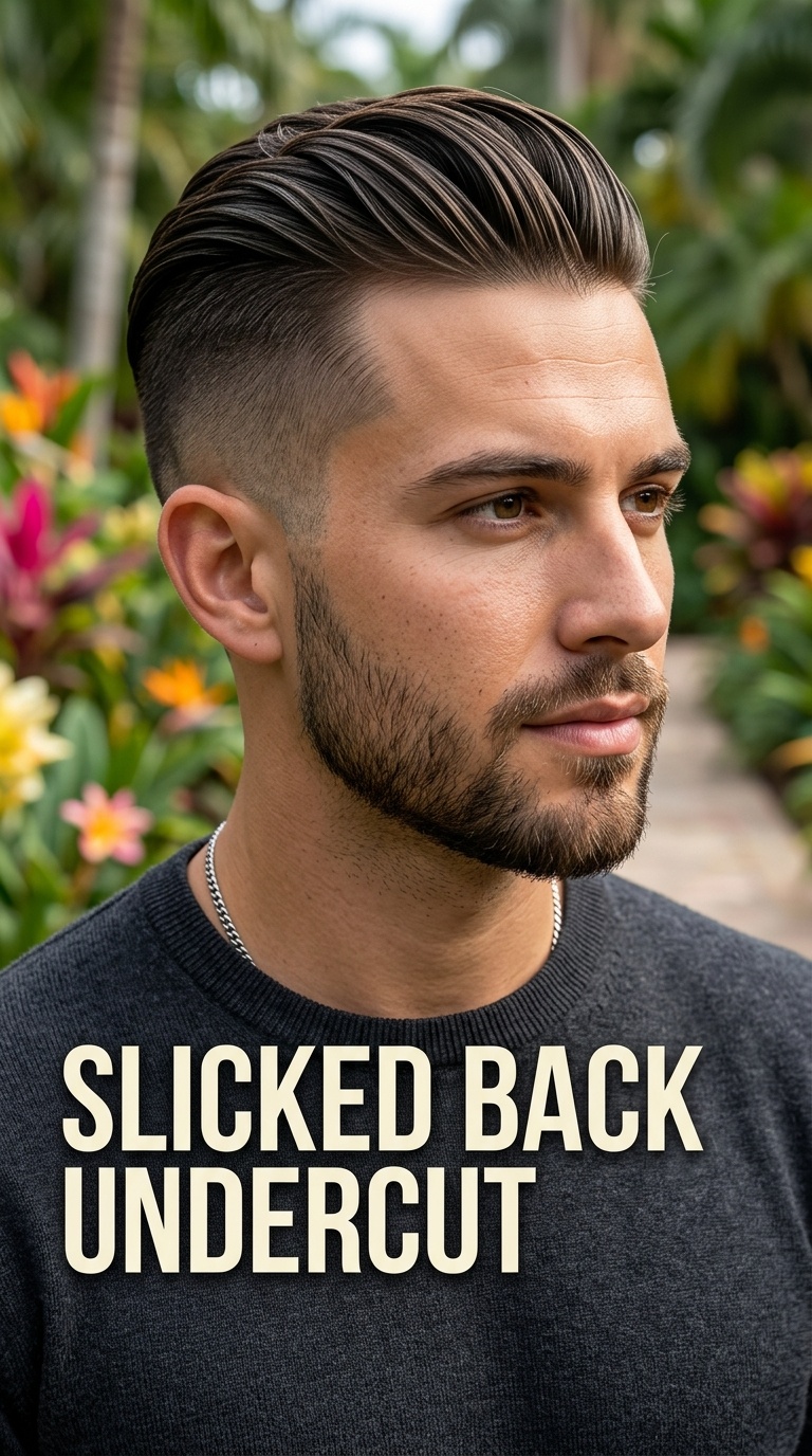 Slicked Back Undercut