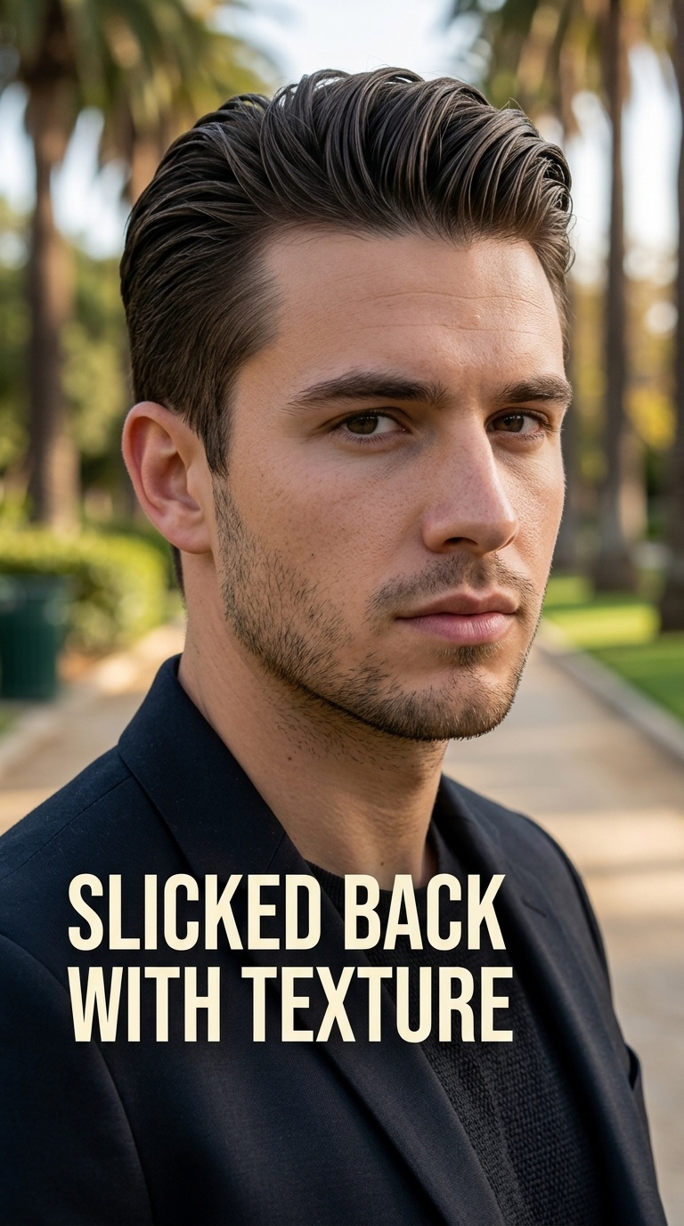 Slicked Back with Texture