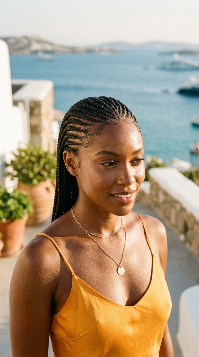 Small Feed-In Braids Style