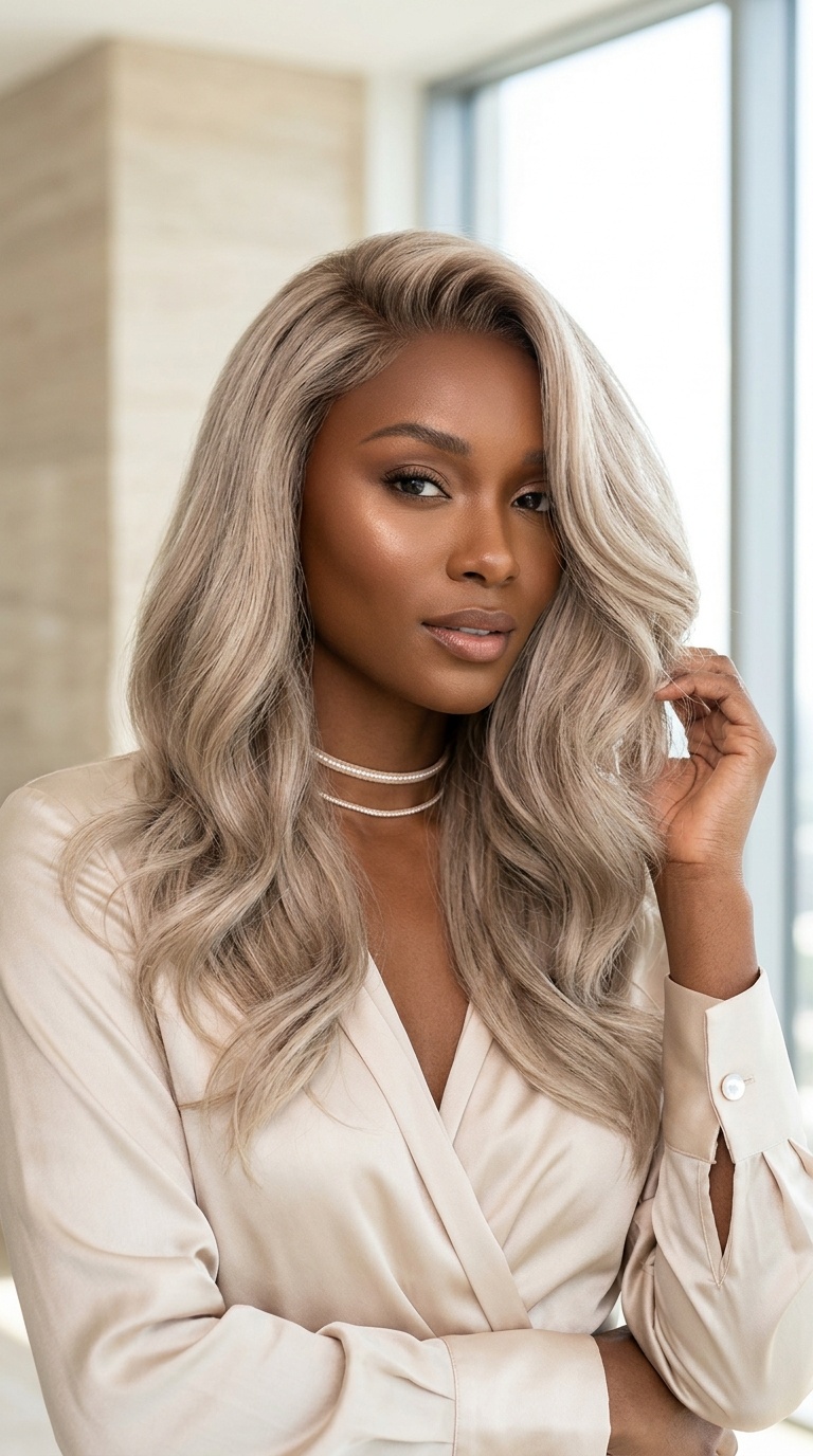 Smokey Ash Blonde Hair Dye