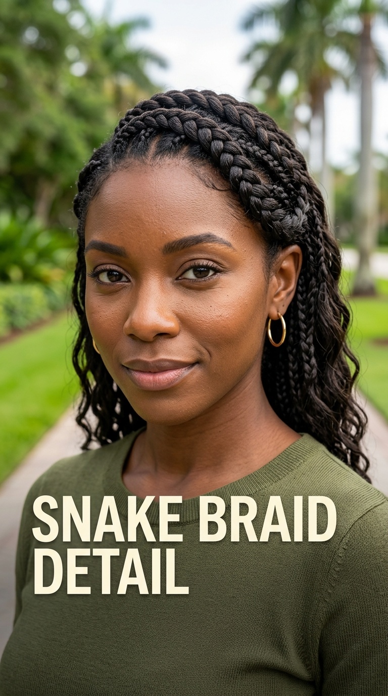 Snake Braid Detail