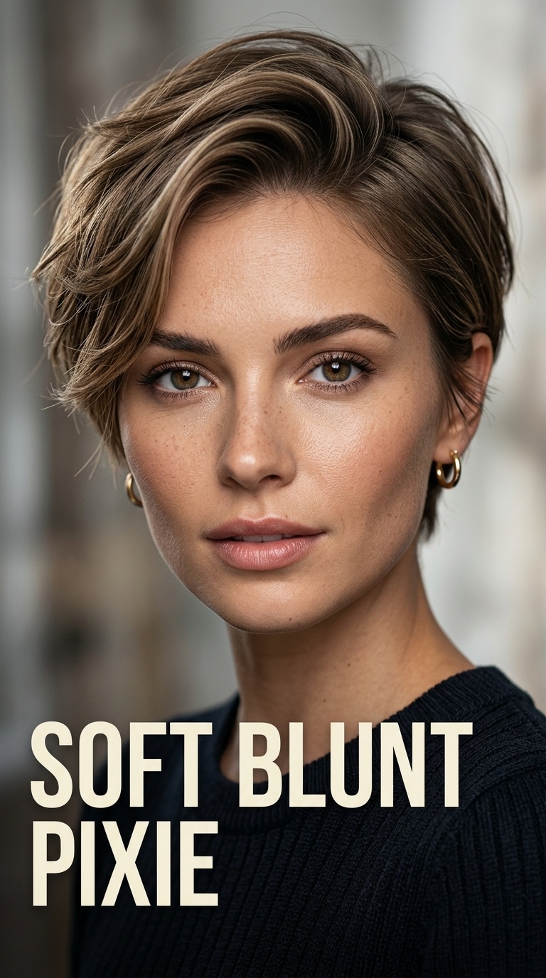 Soft Blunt Pixie
