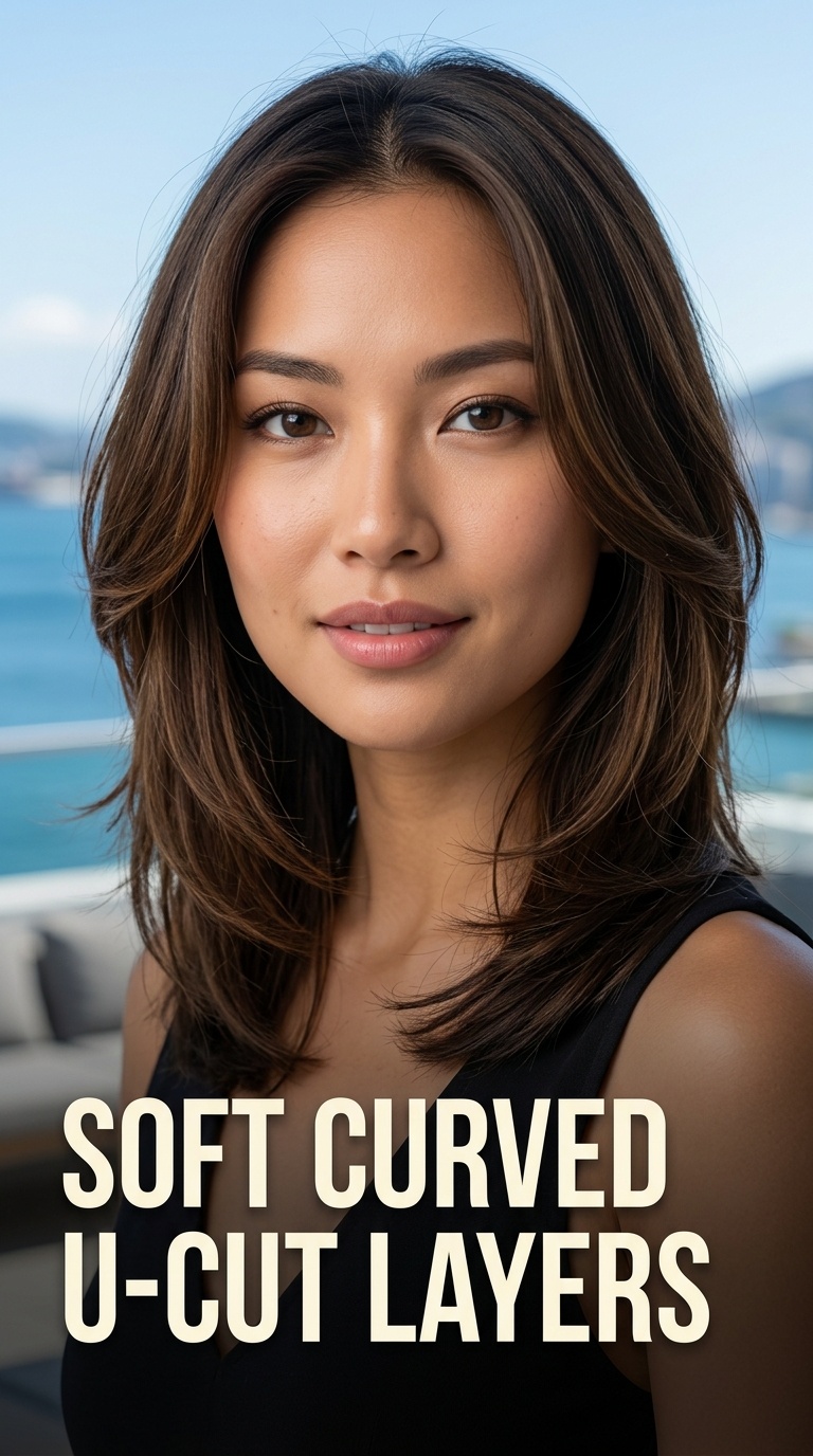 Soft Curved U-Cut Layers