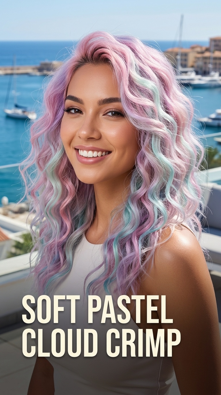 Soft Pastel Cloud Crimp