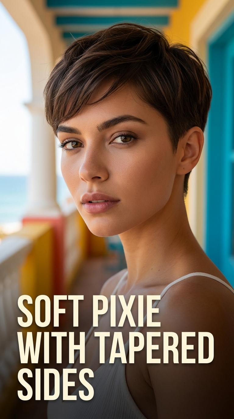 Soft Pixie with Tapered Sides