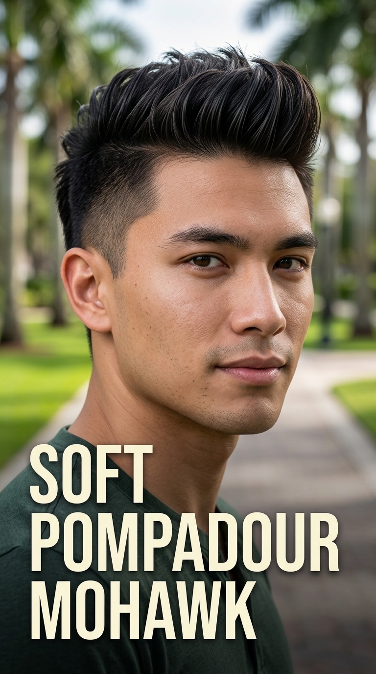 Soft Pompadour Mohawk