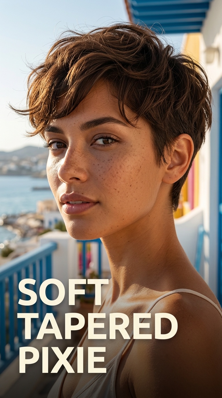 Soft Tapered Pixie