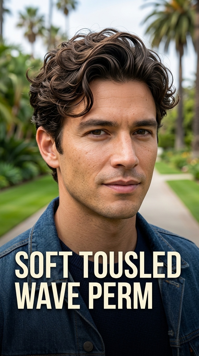 Soft Tousled Wave Perm