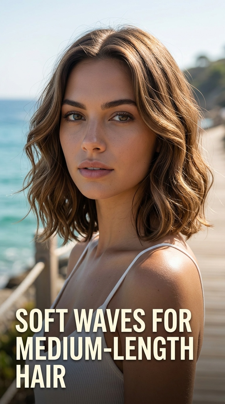 Soft Waves for Medium-Length Hair