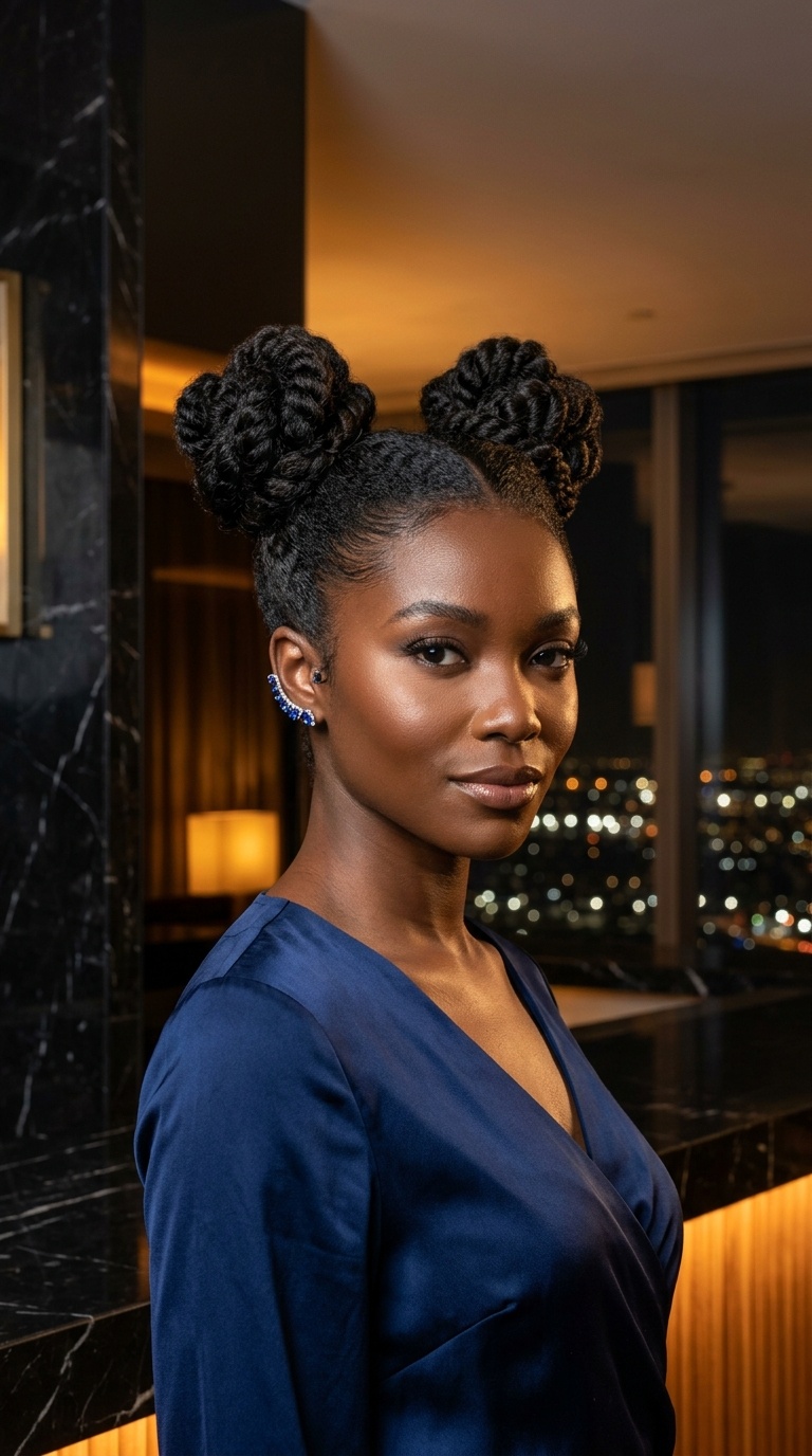 Space Bun Prom Hairstyles