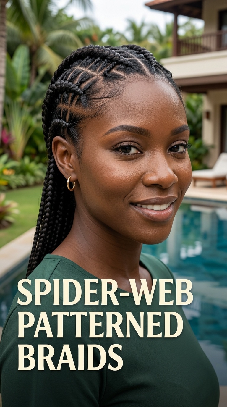 Spider-Web Patterned Braids