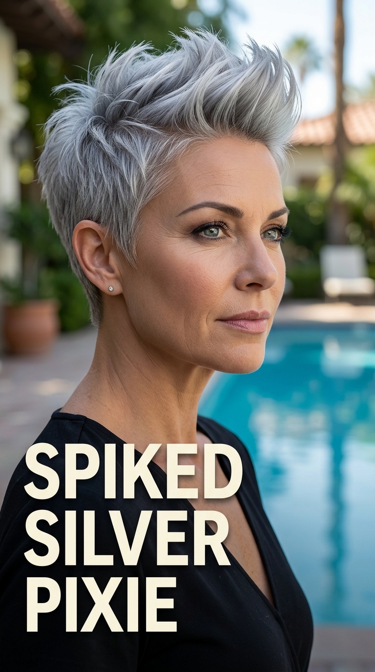 Spiked Silver Pixie