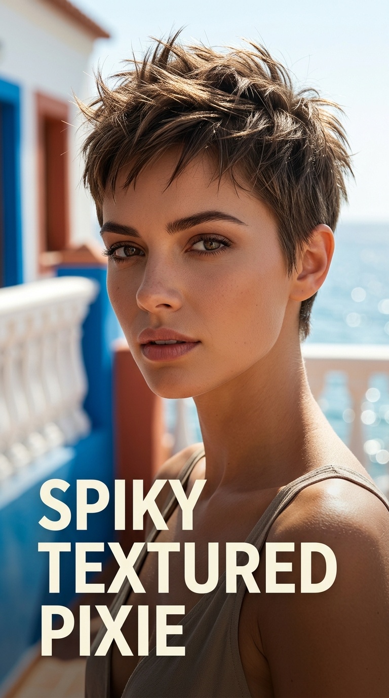 Spiky Textured Pixie