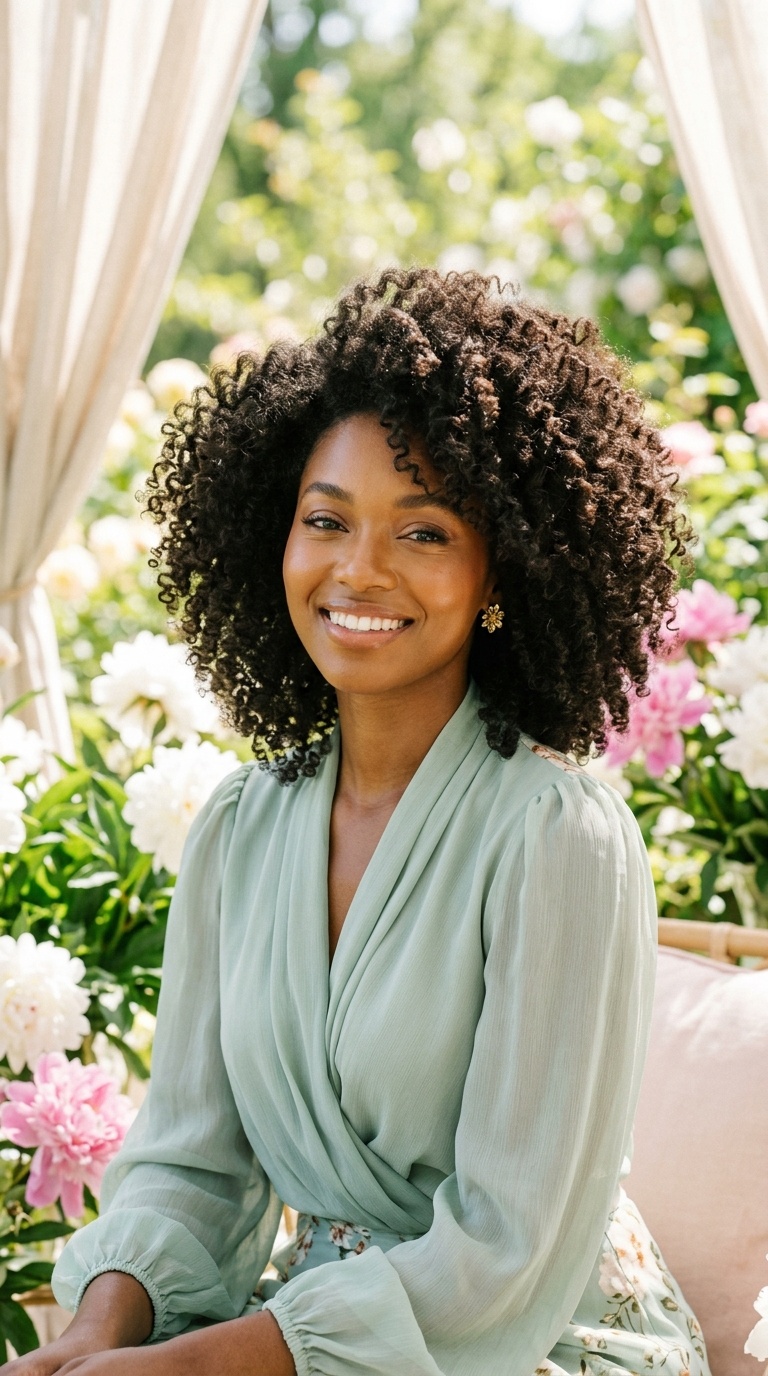 Spring Floral Maxi Dresses For Black Women