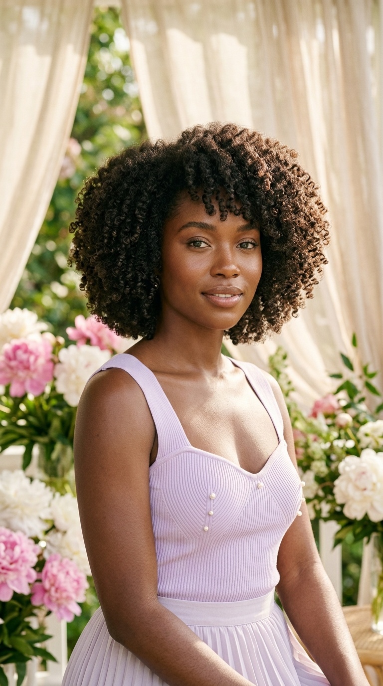 Spring Pleated Midi Skirts For Black Women