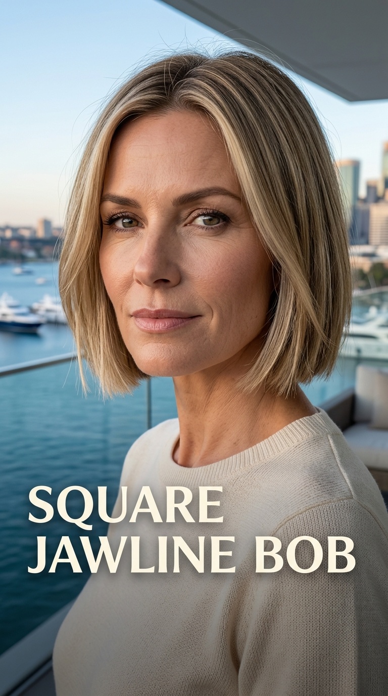 Square Jawline Bob