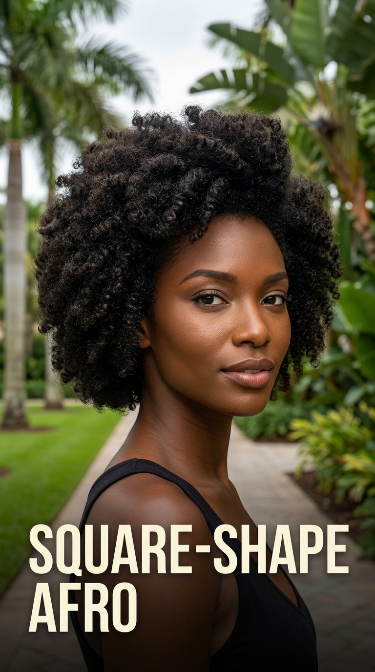 Square-Shape Afro