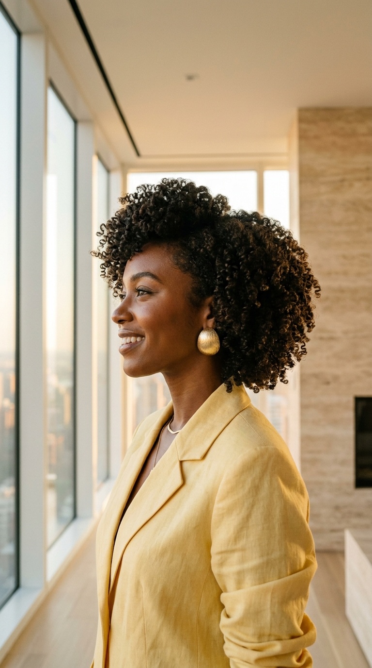 Standing Profile Birthday Photoshoot Black Women