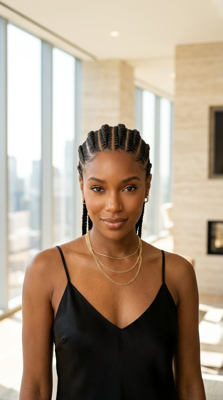 Stitch Braids To The Back