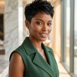 22 Short Pixie Cut Black Women Styles With Edge