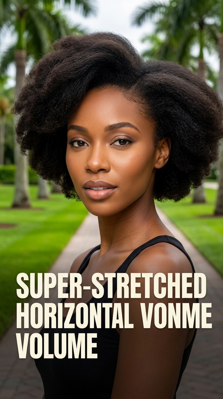 Super-Stretched Horizontal Volume