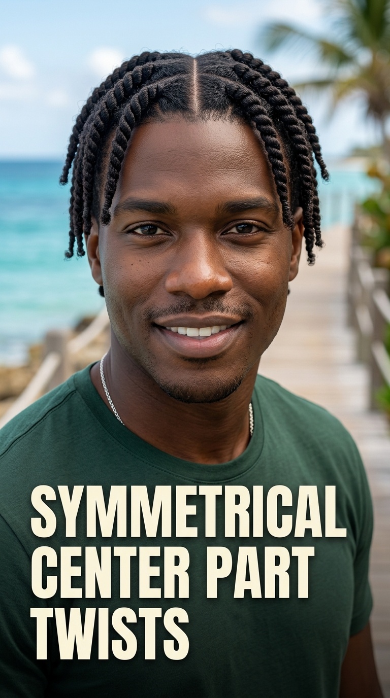 Symmetrical Center Part Twists