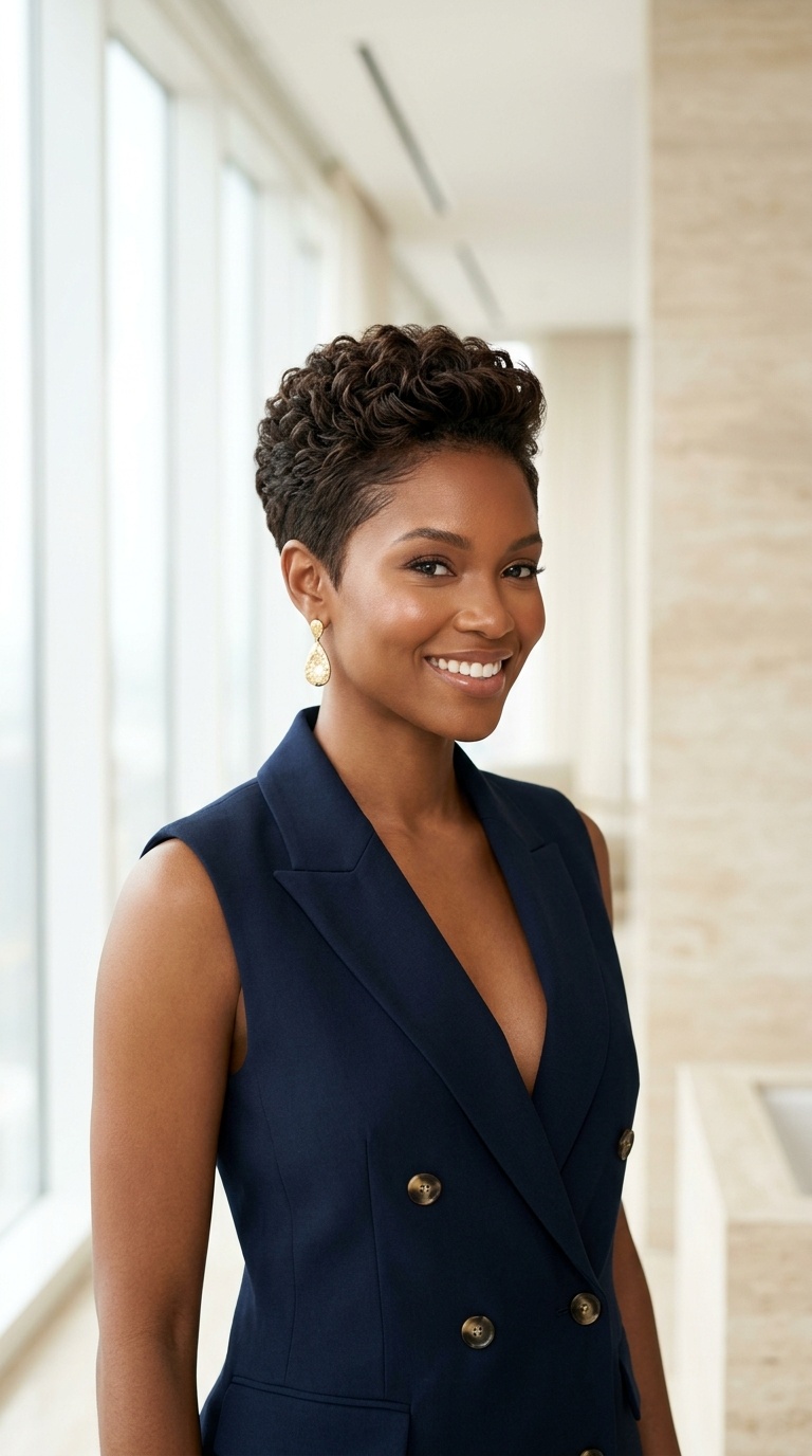 Tapered Cut Natural Hair