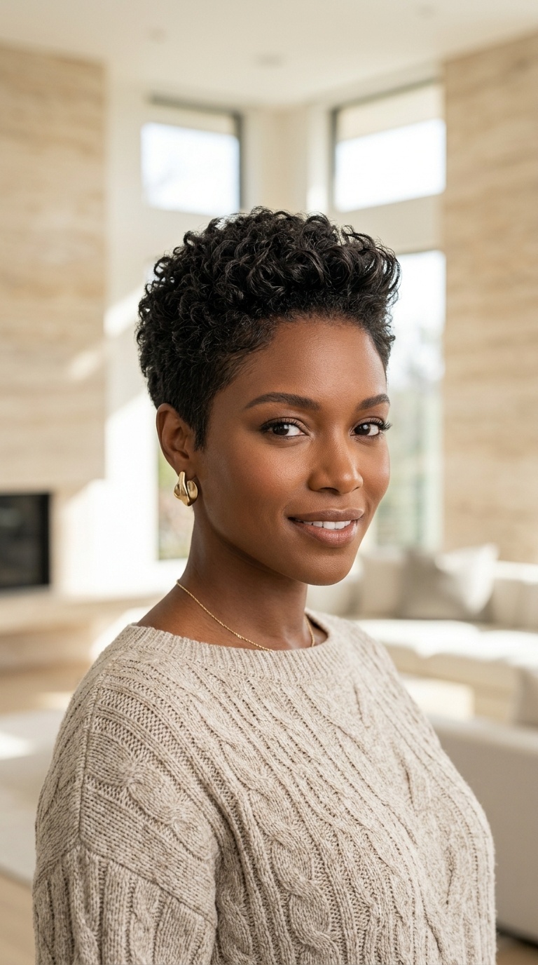 Tapered Cut Short Natural Hair