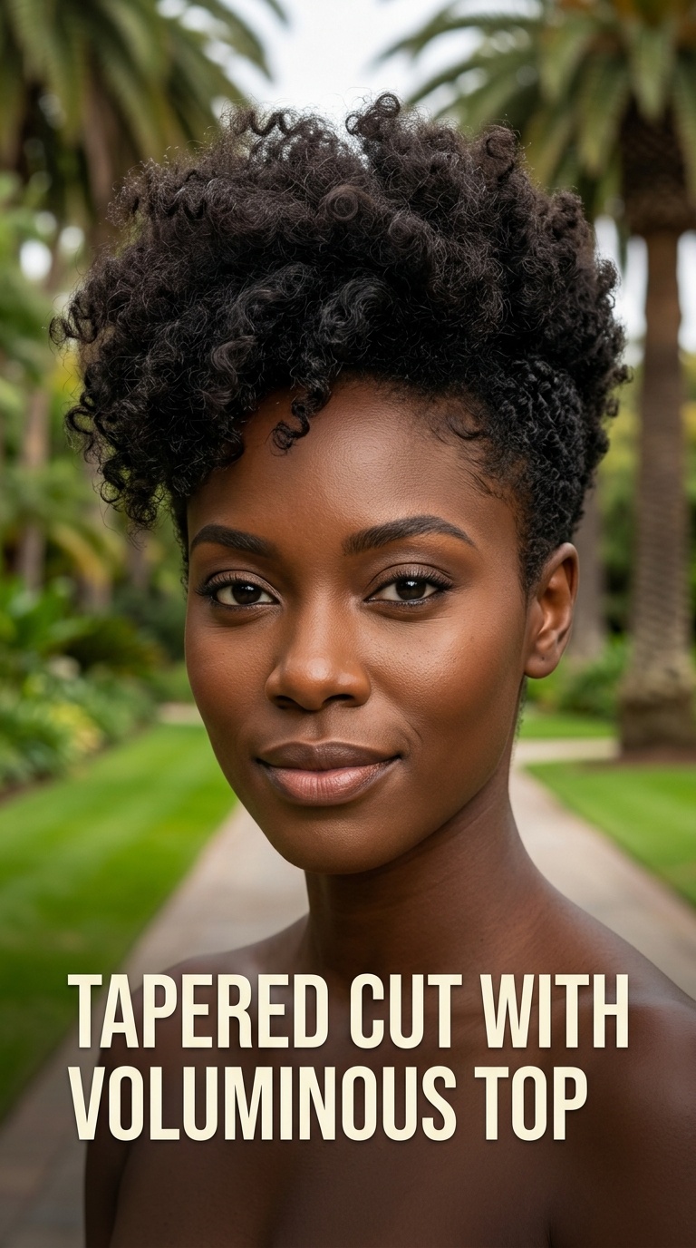 Tapered Cut with Voluminous Top