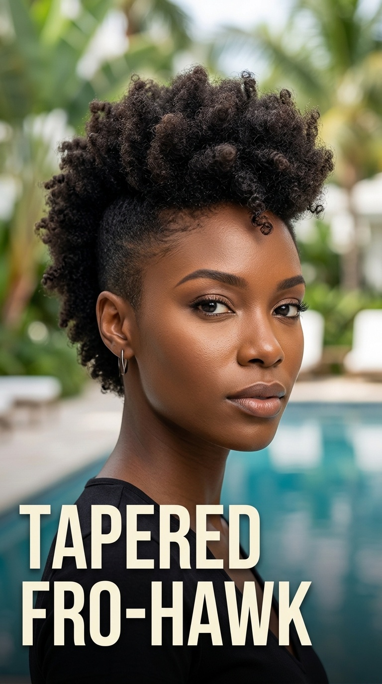 Tapered Fro-Hawk
