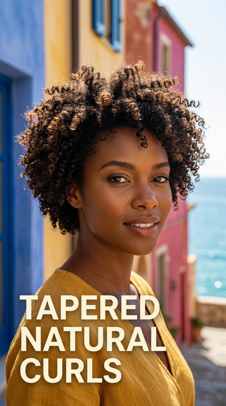 Tapered Natural Curls