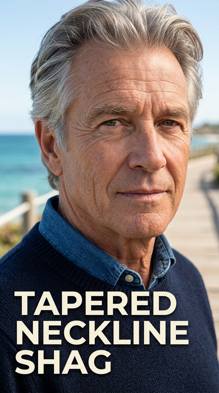 Tapered Neckline Shag