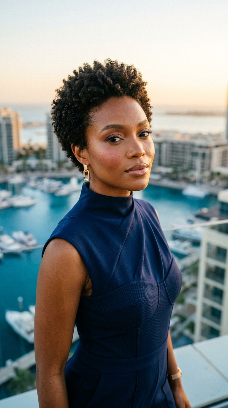 Tapered Teeny Weeny Afro (TWA)