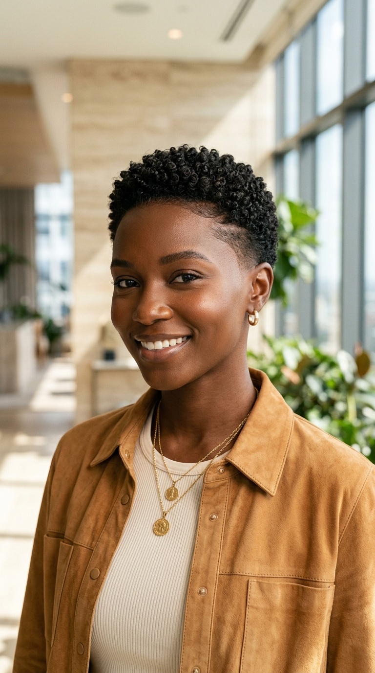 Temple Fade Low Haircut Women