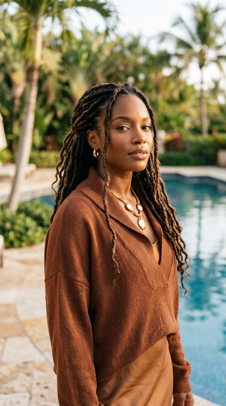 Textured Faux Locs