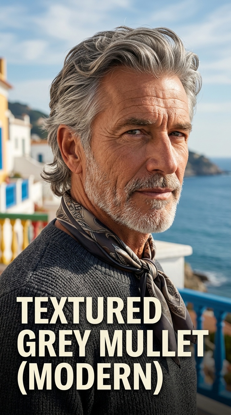 Textured Grey Mullet (Modern)
