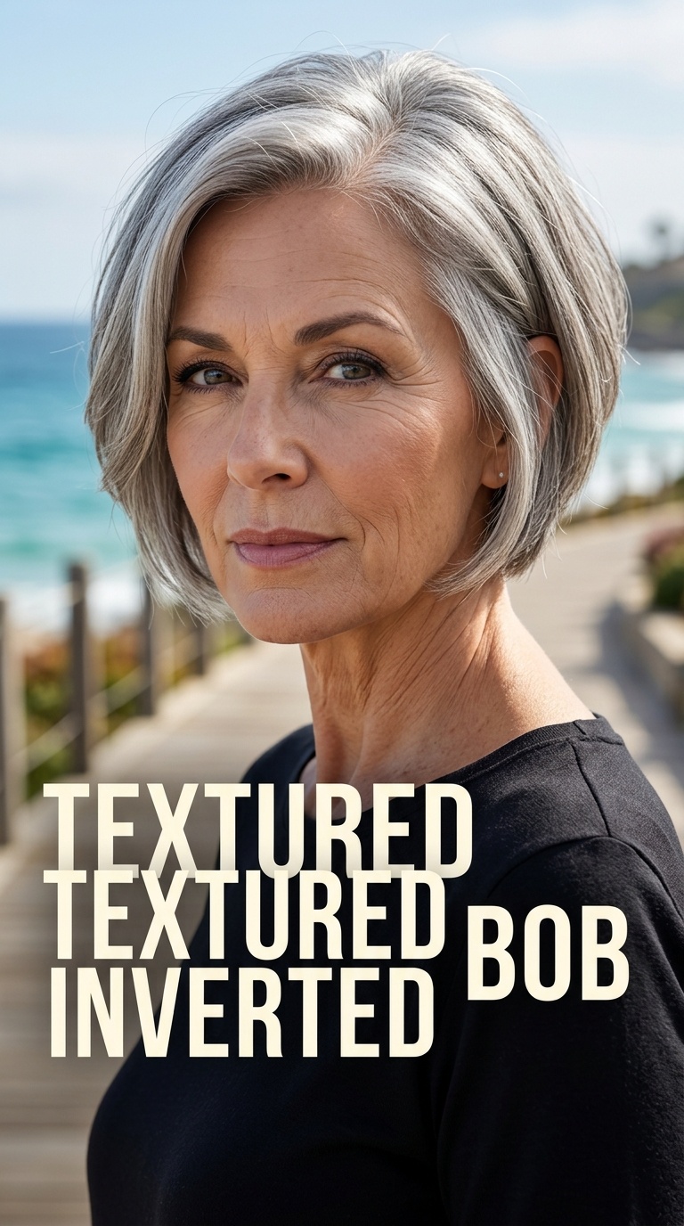 Textured Inverted Bob