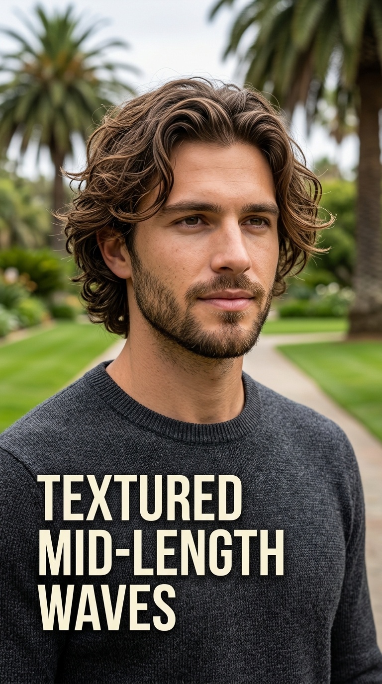 Textured Mid-Length Waves