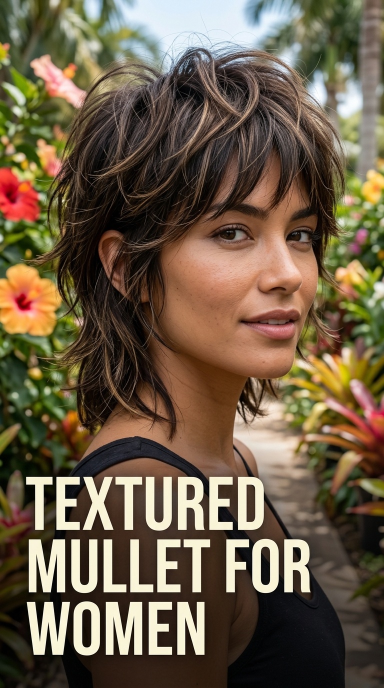 Textured Mullet for Women