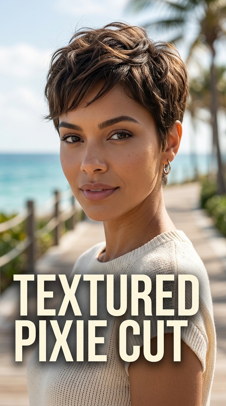 Textured Pixie Cut
