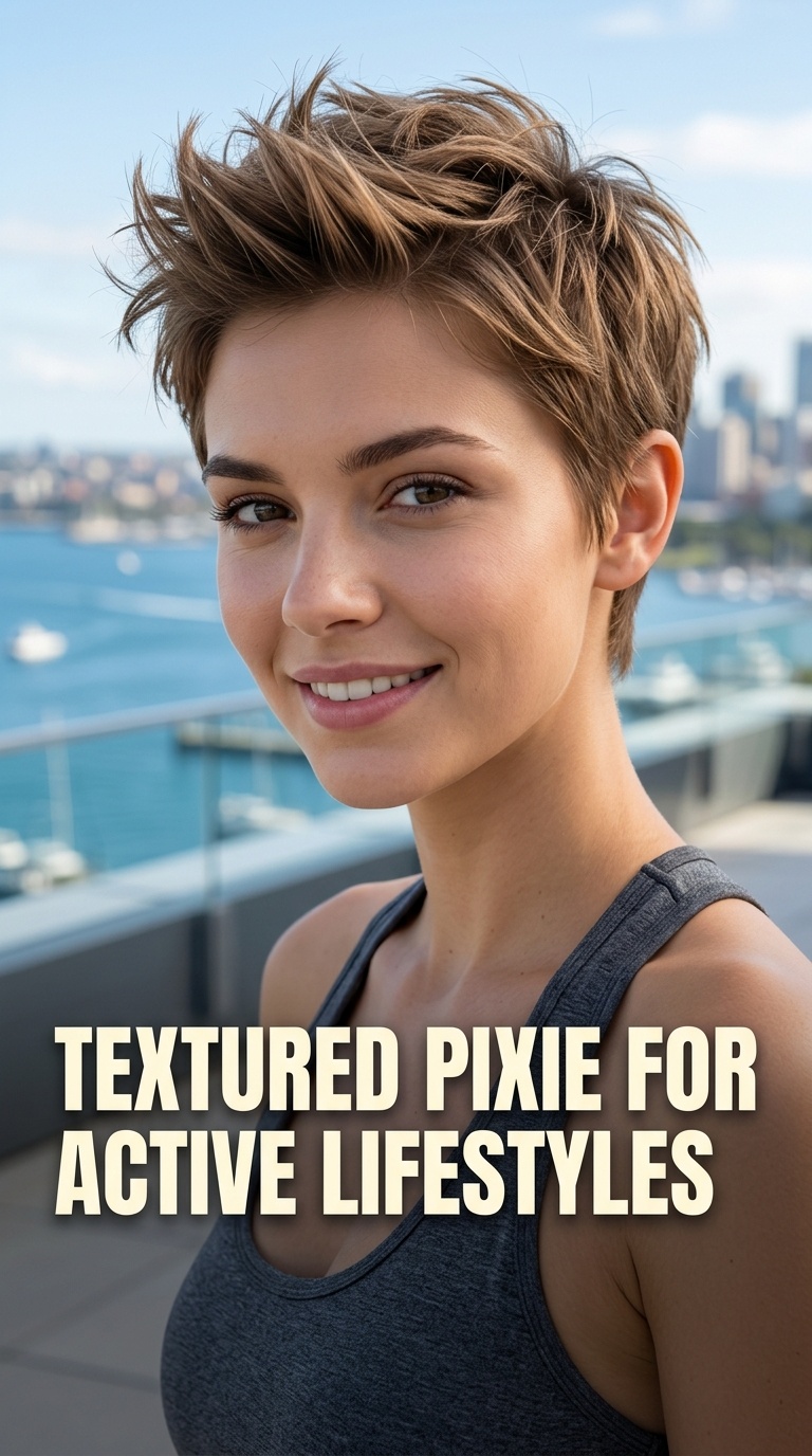 Textured Pixie for Active Lifestyles