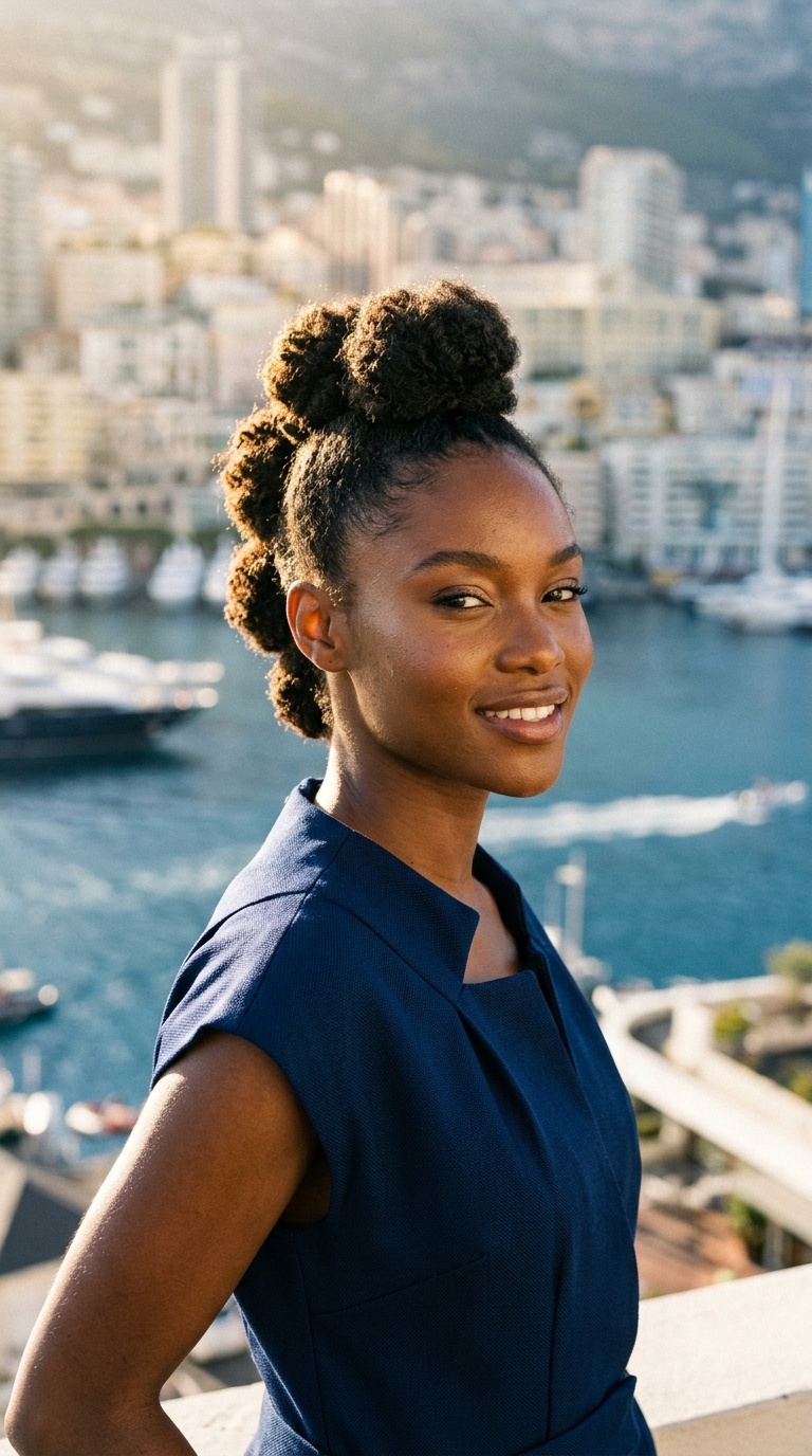 Textured Space Bun Frohawk