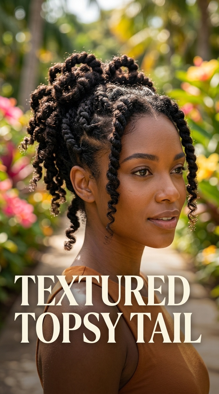 Textured Topsy Tail