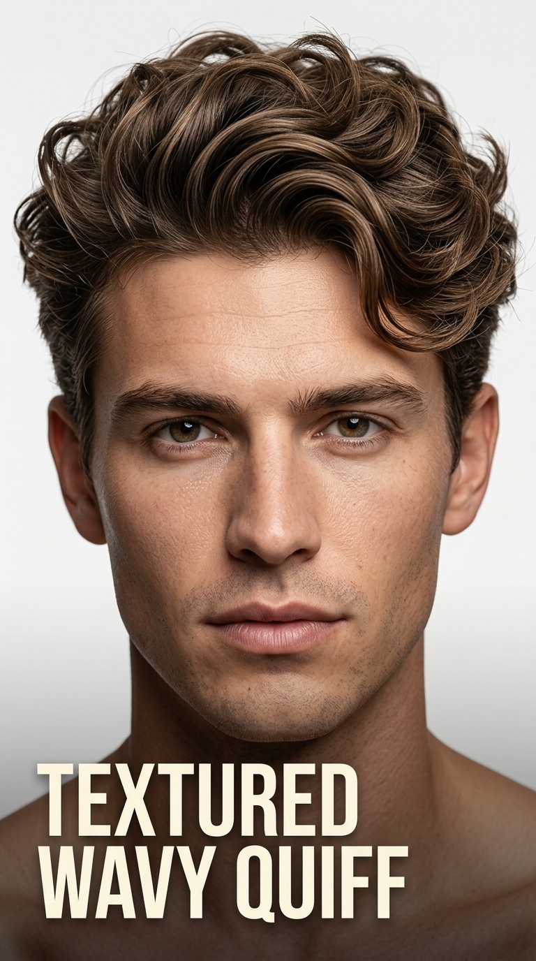 Textured Wavy Quiff