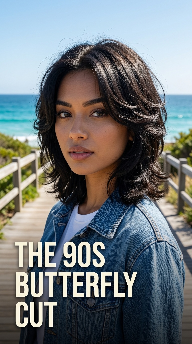 The 90s Butterfly Cut