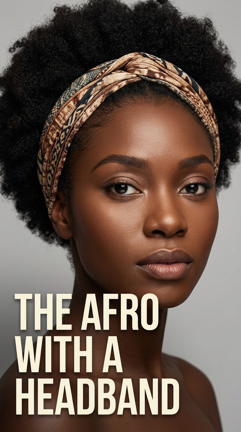 The Afro with a Headband
