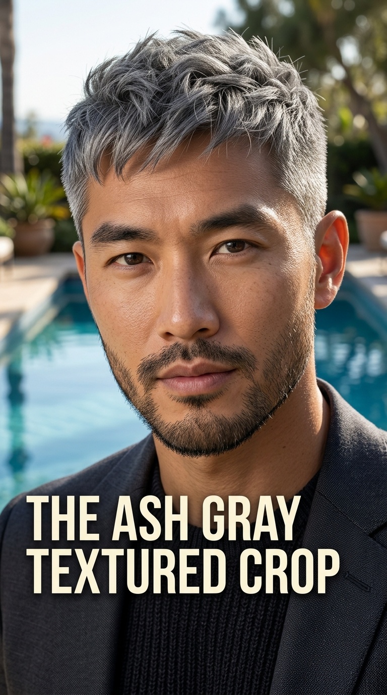 The Ash Gray Textured Crop