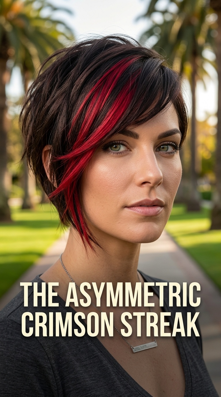 The Asymmetric Crimson Streak